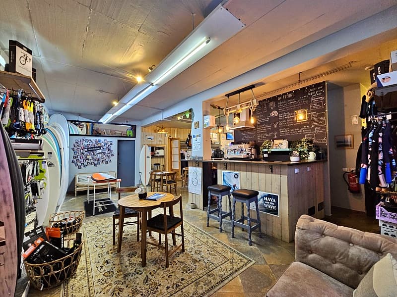 Specialty coffee being prepared