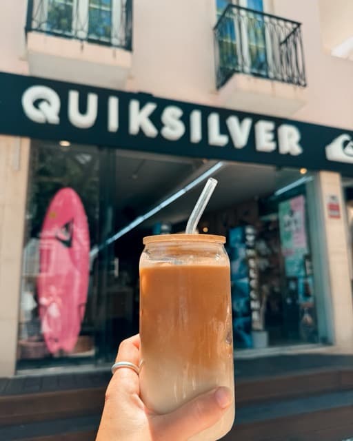 Café seating area at Quiksilver Lagos