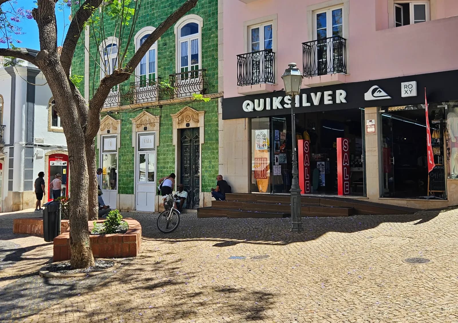 Clothing display at Quiksilver Lagos