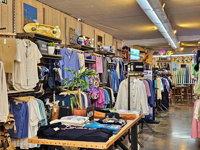 Quiksilver Lagos shop interior