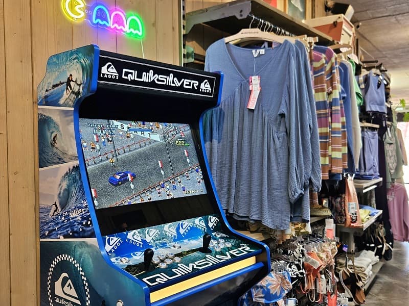 Customers shopping at Quiksilver Lagos