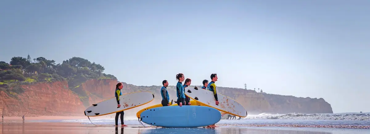 Surf lessons in Lagos, Portugal