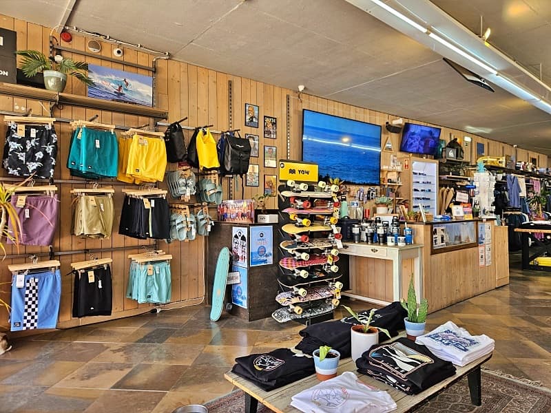 Roxy clothing section