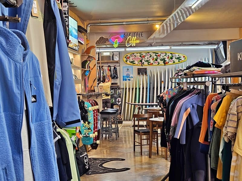 Quiksilver Lagos shop interior