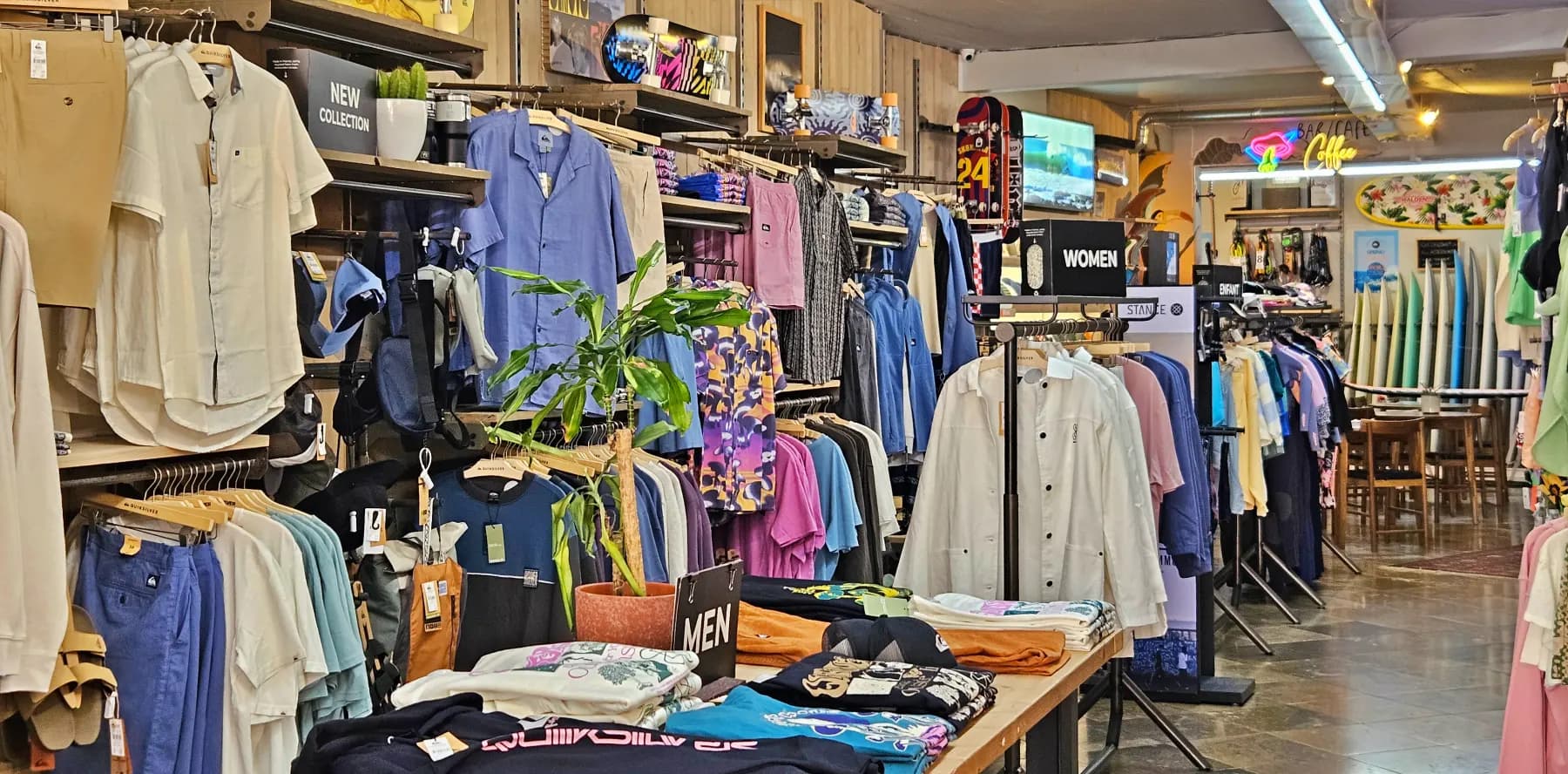 Quiksilver and Roxy products in Lagos, Portugal